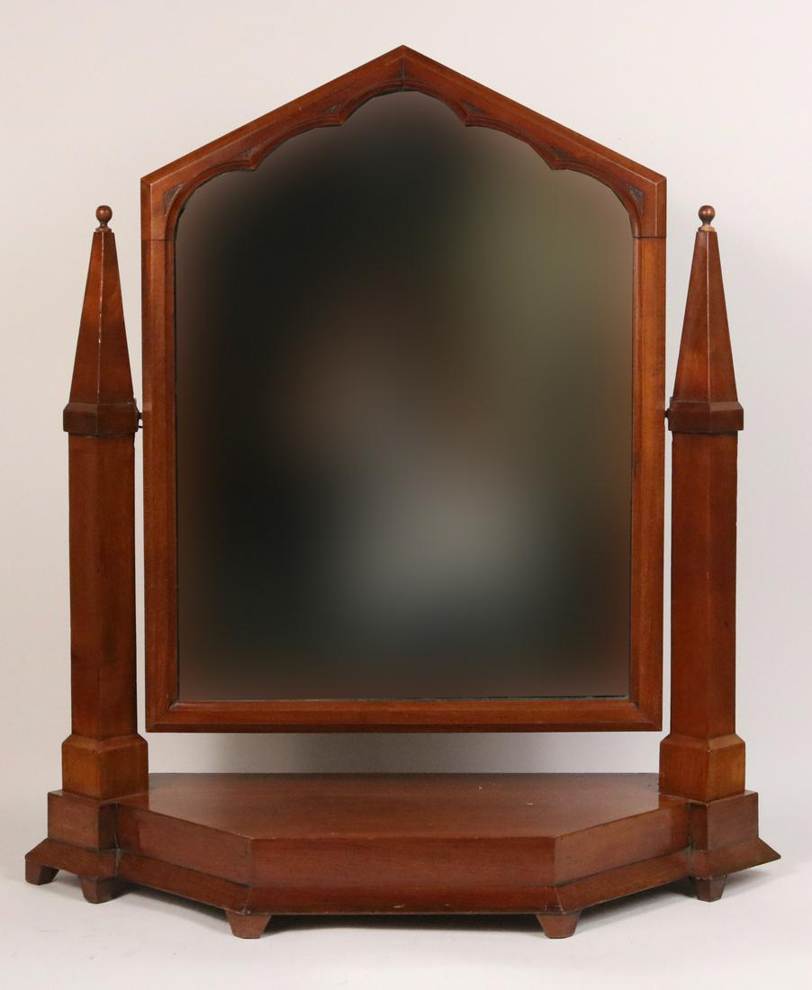 Gothic Revival Mahogany Dressing Mirror (1 of 5)