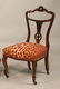 Pair of Victorian Style Mahogany Parlor Chairs - 2