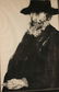 Leonard Baskin, Ink and Wash, Depicting a Man - 2