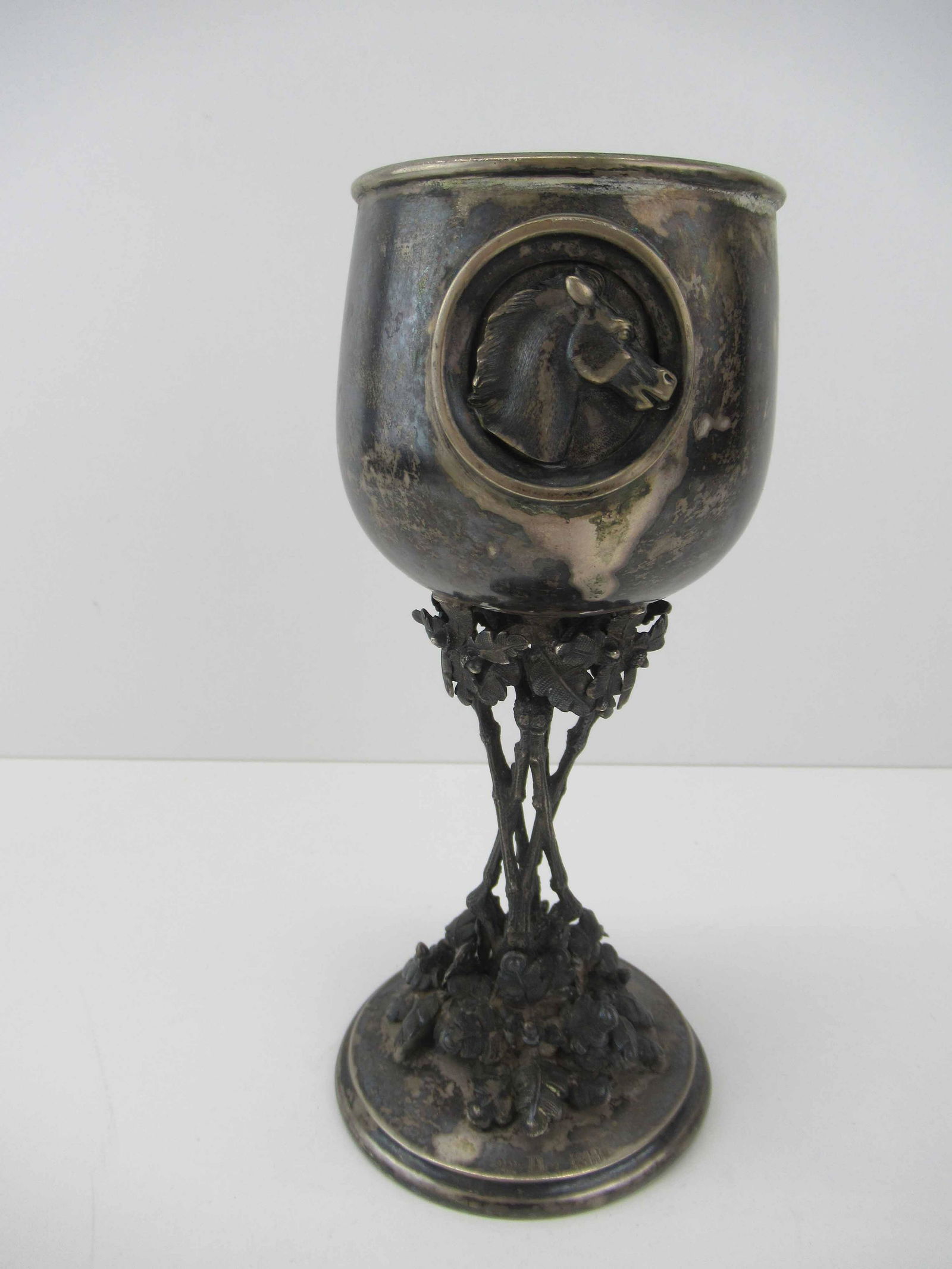 Vintage German 12 Loth Silver Horse Trophy (1 of 6)