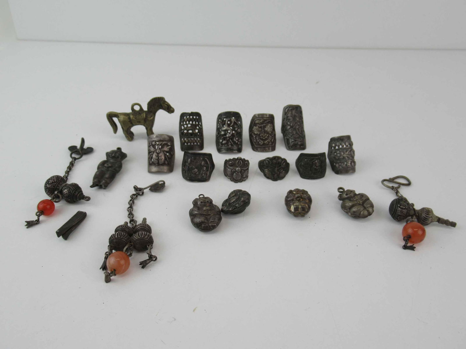 Group of Chinese Silver Rings and Fragments (1 of 6)