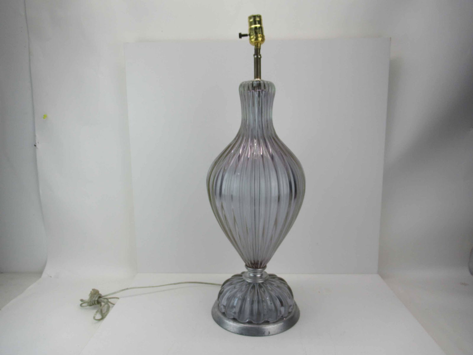 Murano Style Art Glass Table Lamp (1 of 4)