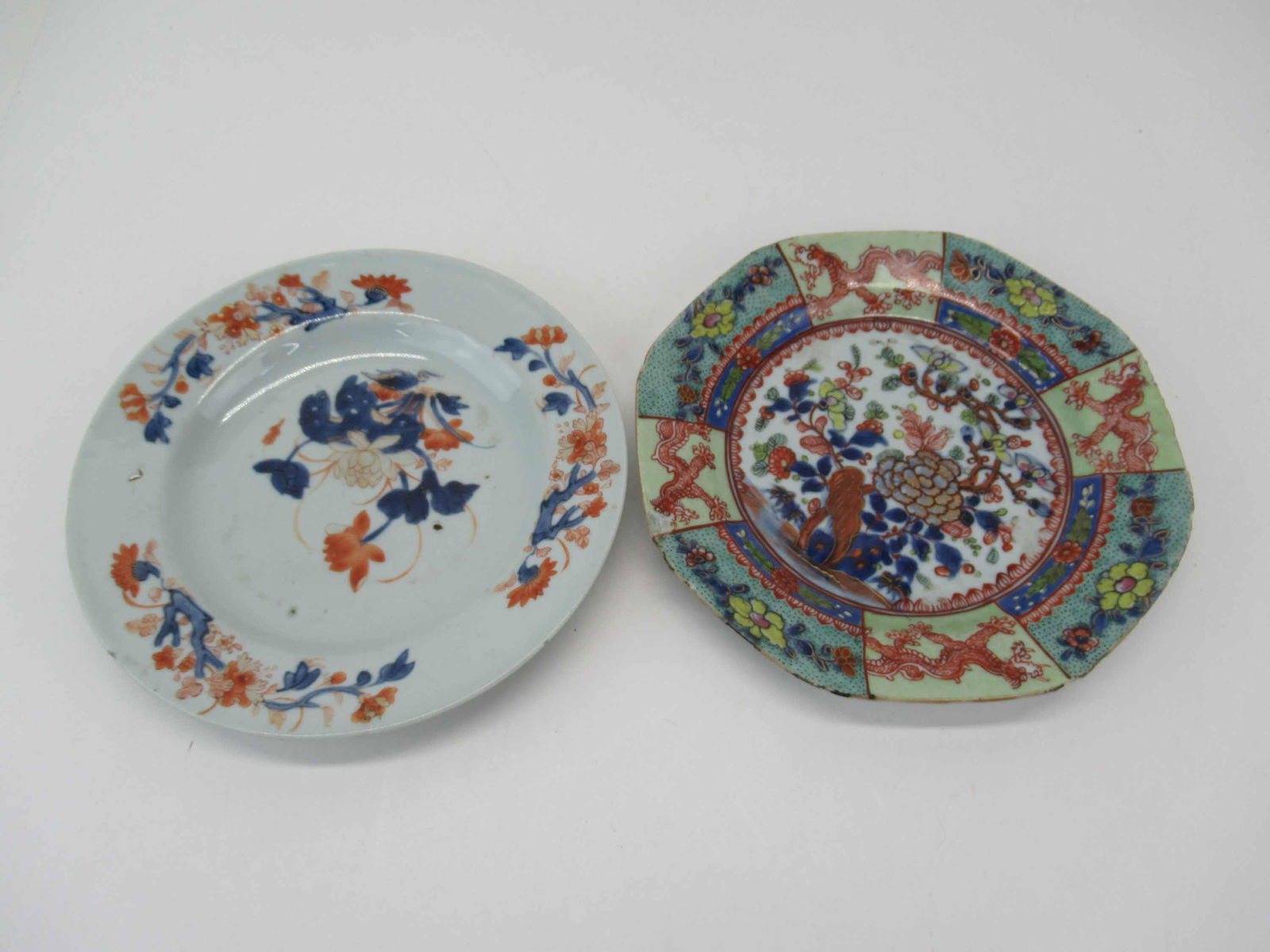Two Antique Chinese Export Imari Plates (1 of 9)