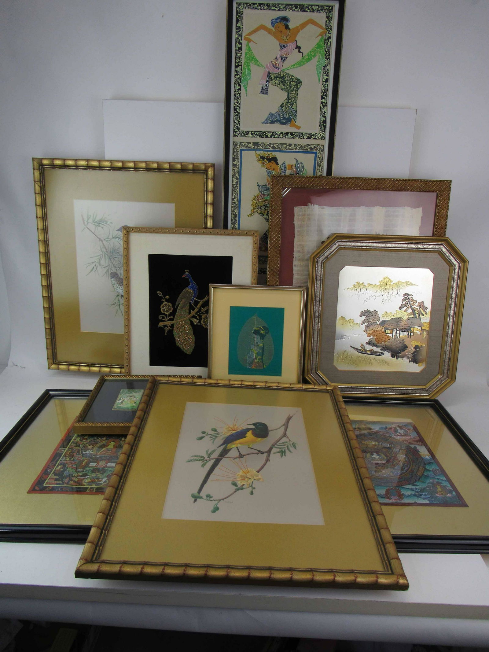 Group of Assorted Framed Mixed Media Art (1 of 11)