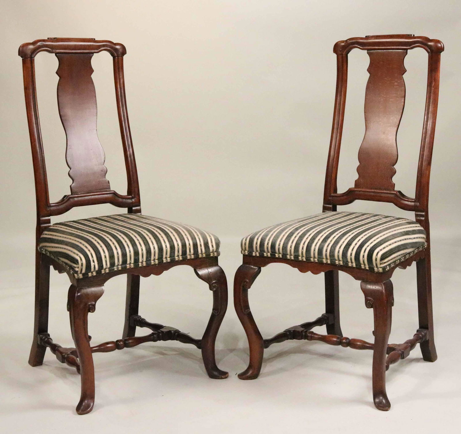 Pair of Baroque Beechwood Side Chairs (1 of 7)