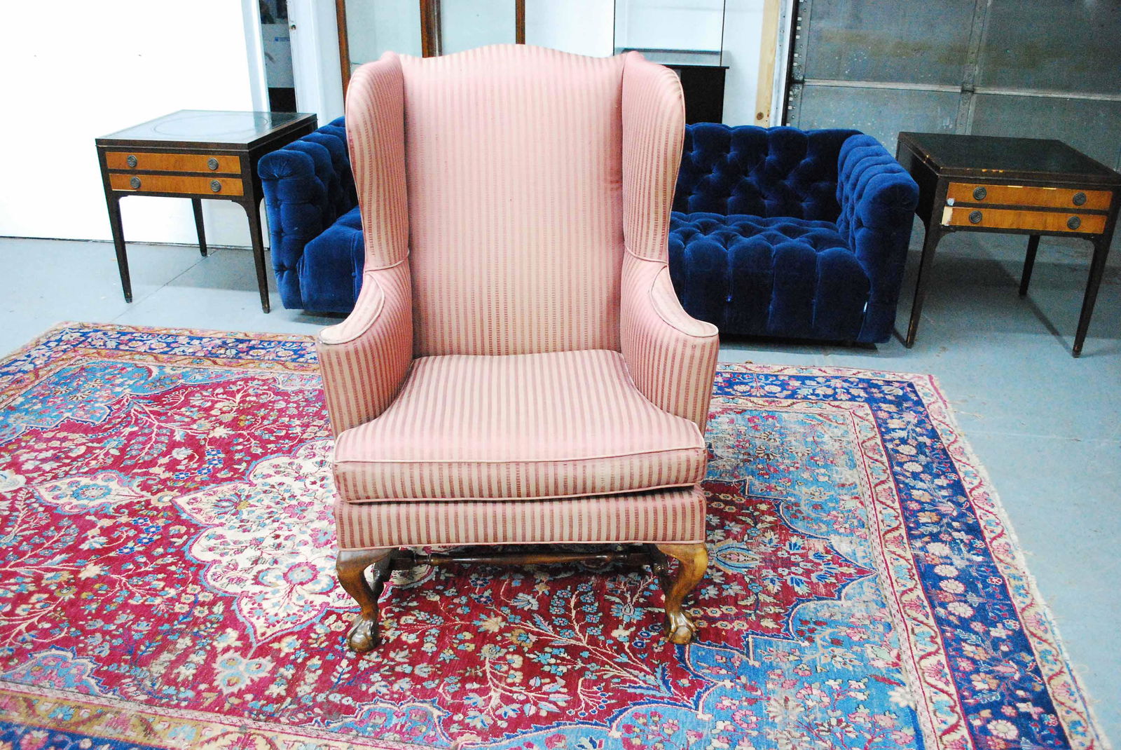 Baker Furniture Upholstered Wing Chair (1 of 7)