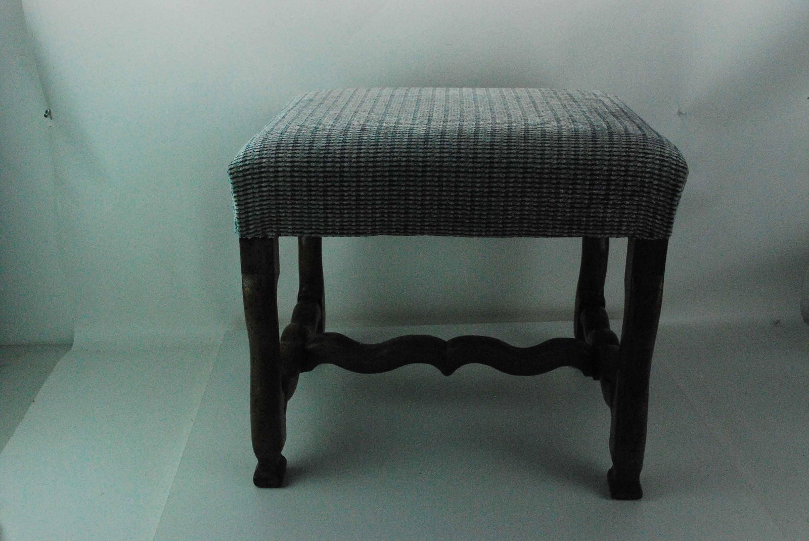 Antique Continental Stool With Upholstered Top (1 of 7)
