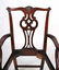 George III Style Mahogany Open Armchair - 5