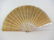 Antique Mother of Pearl Silk & Lace Painted Fan - 5