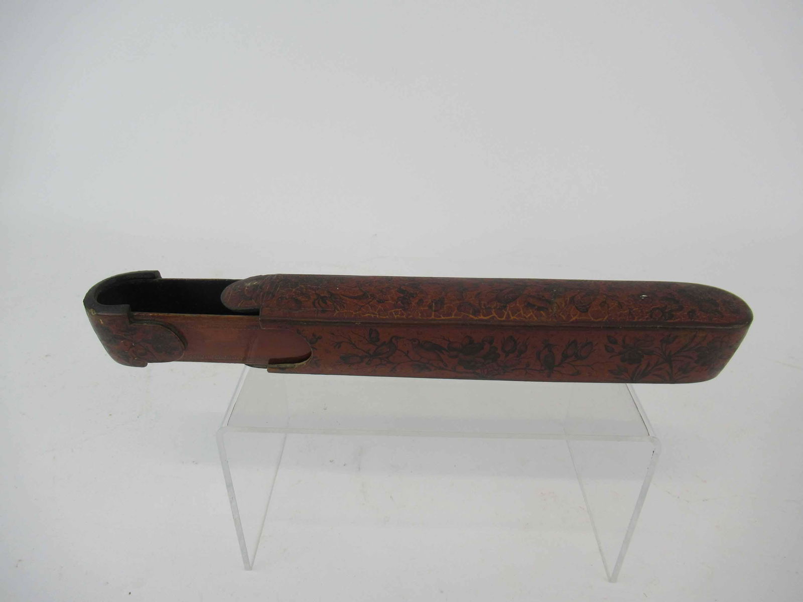 Persian Lacquered Sliding Pen Box (1 of 7)