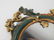 Italian Carved Wood Painted Gilt Wall Mirror - 6