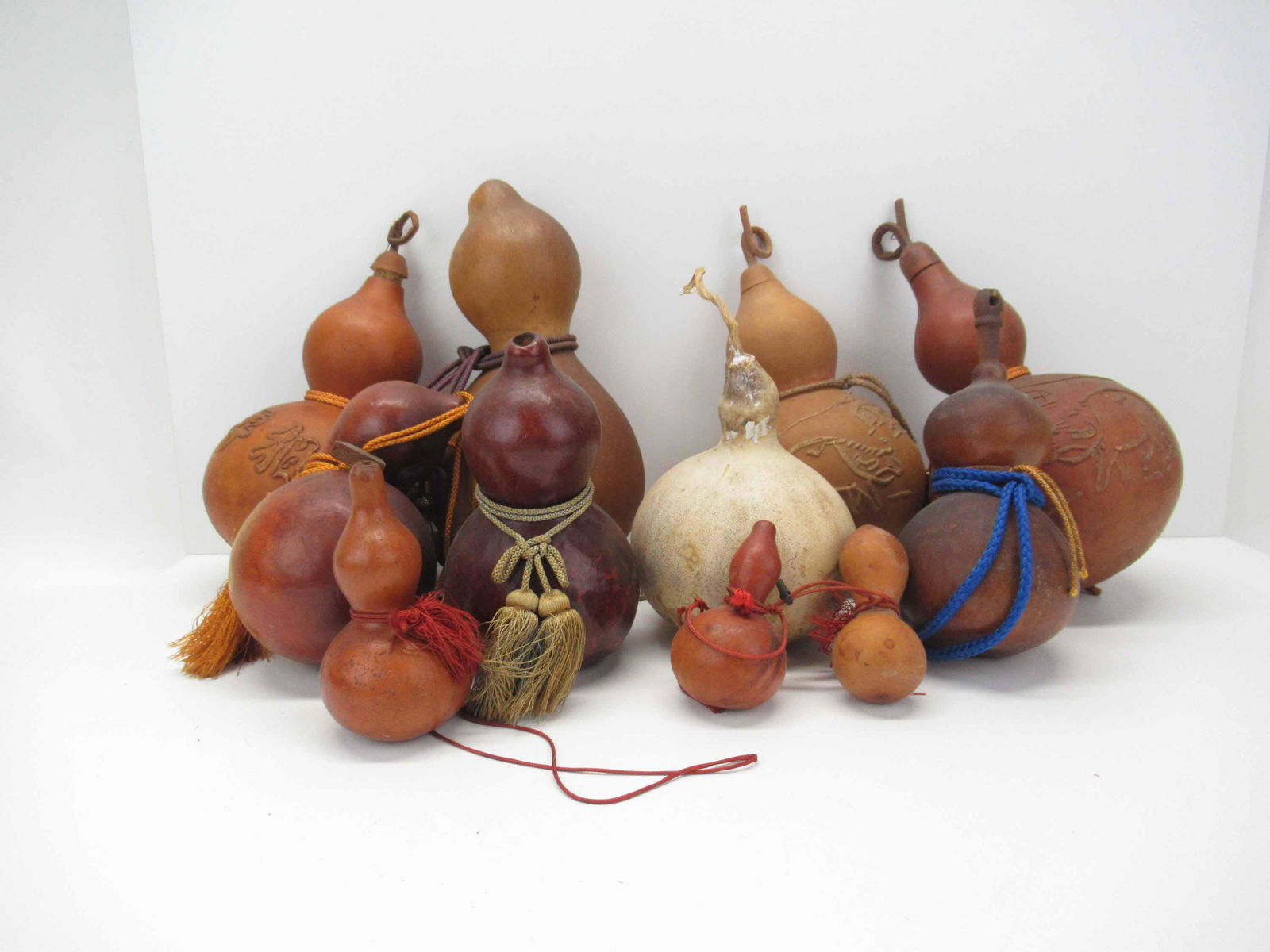 Group of Assorted Decorative Birdhouse Gourds (1 of 7)