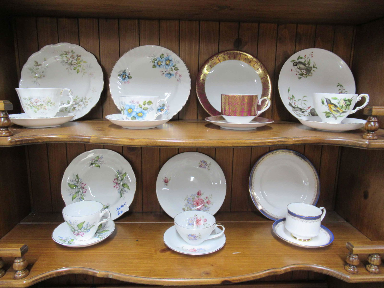Seven Porcelain Trio Sets (1 of 5)