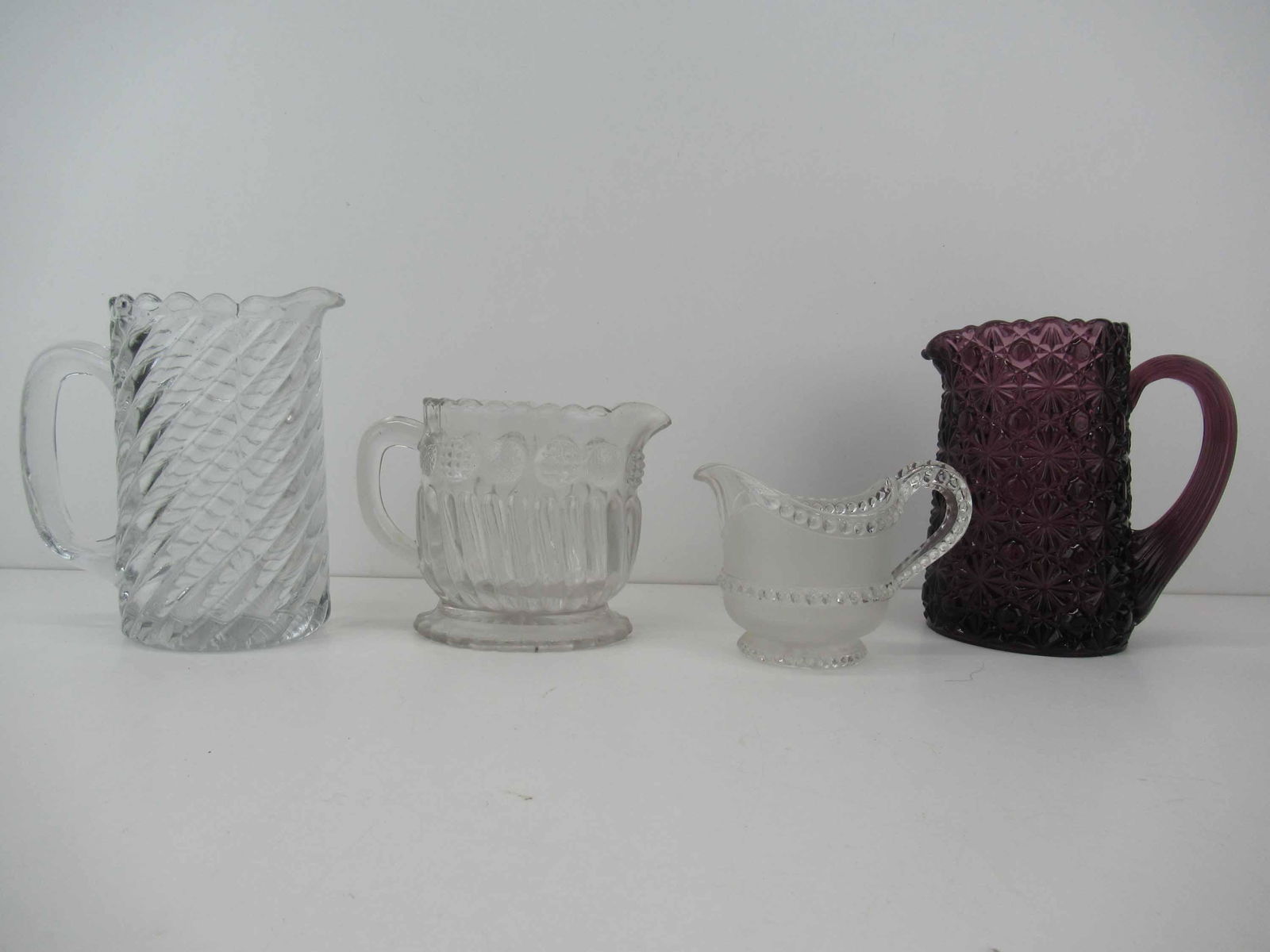 Group of Assorted EAPG Glass Creamers (1 of 5)