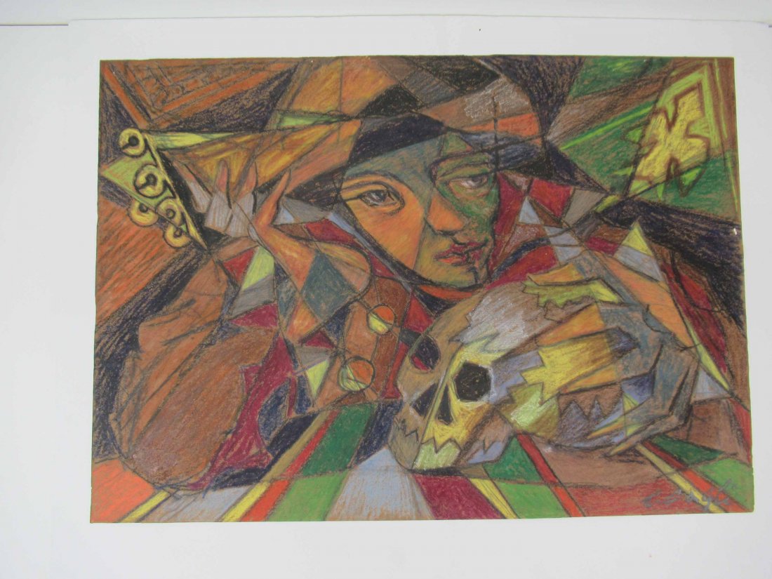 Corrado Cagli Modern Mixed Media on Paper (1 of 4)