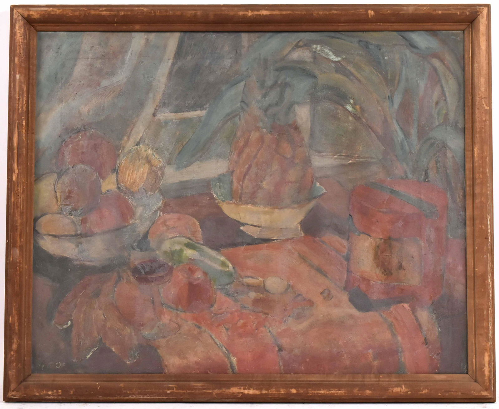 Oil on Canvas, Still Life with Fruit, George F Of (1 of 7)