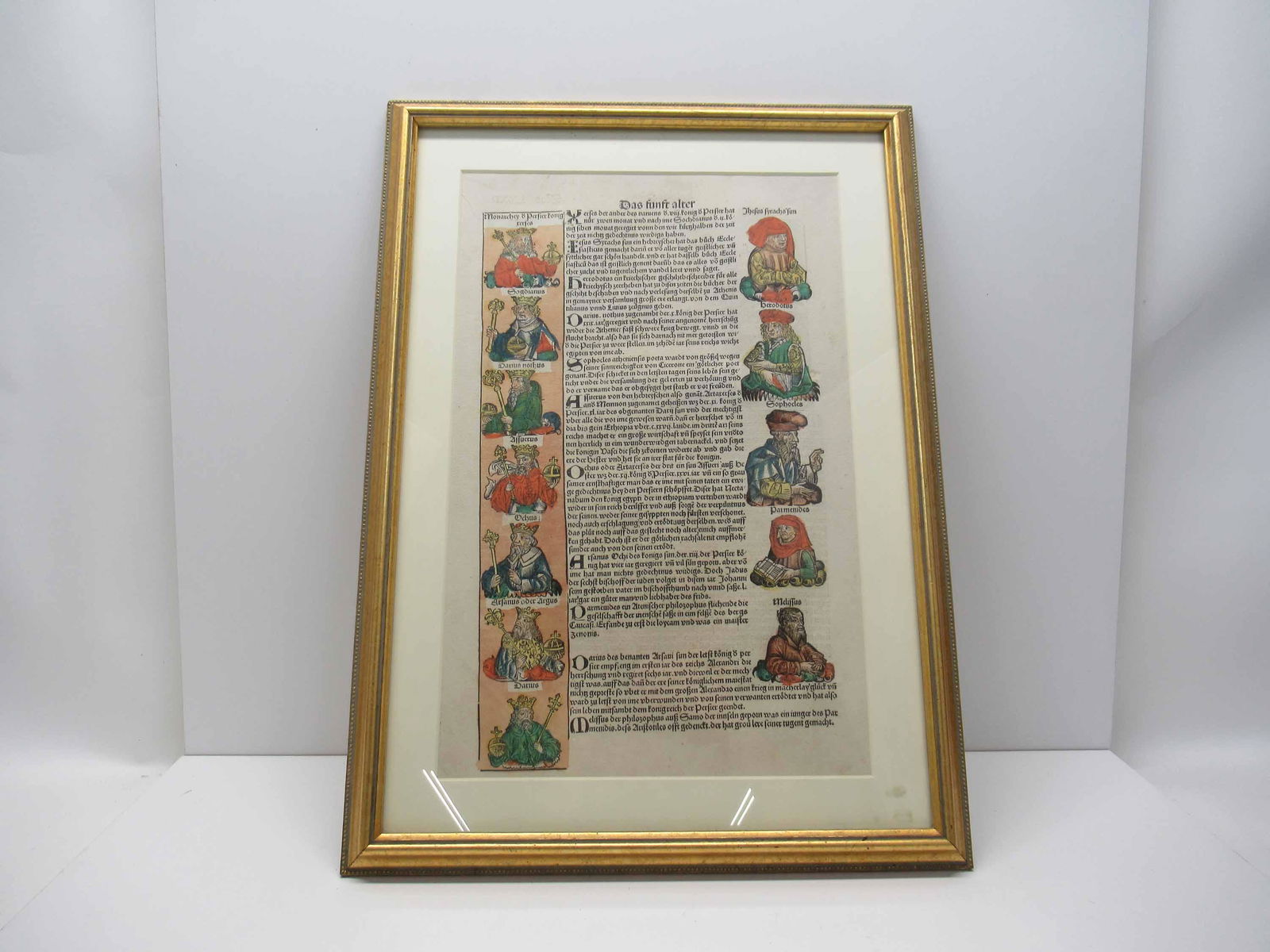 Antique German Colored Book Plate (1 of 7)