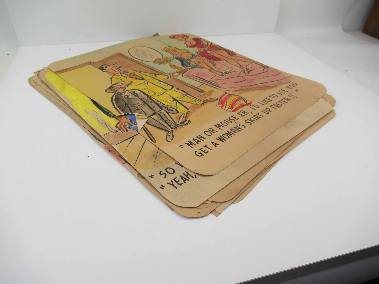 Group of 23 Assorted 1950s Satire Cartoons (1 of 4)