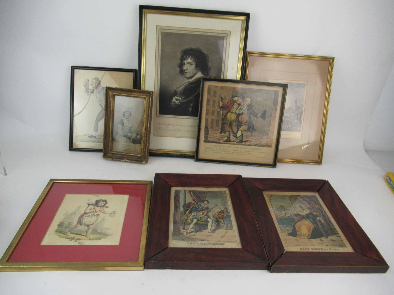 Antique Group of Assorted Colored Prints (1 of 10)