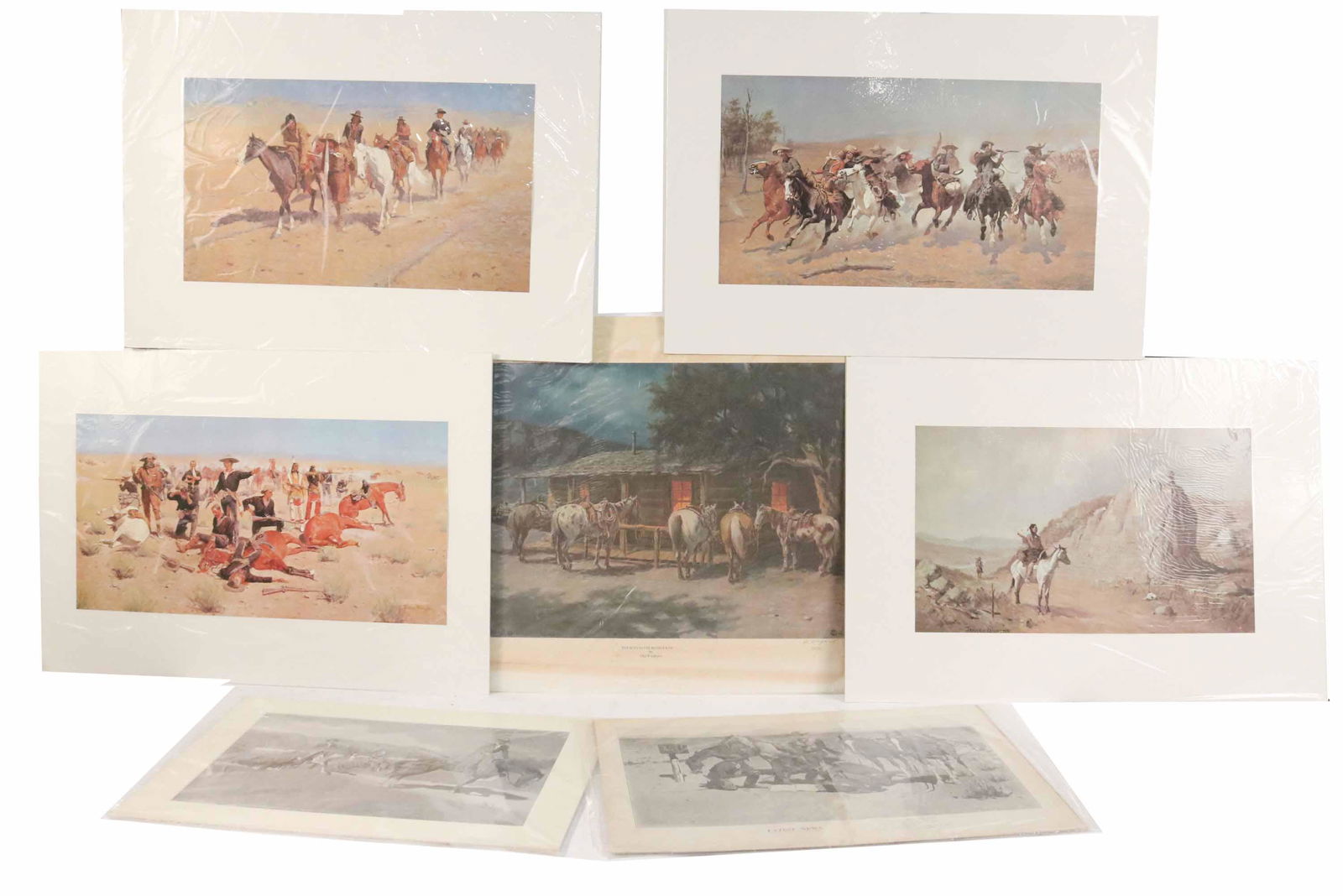 Group of Seven Western Prints (1 of 8)