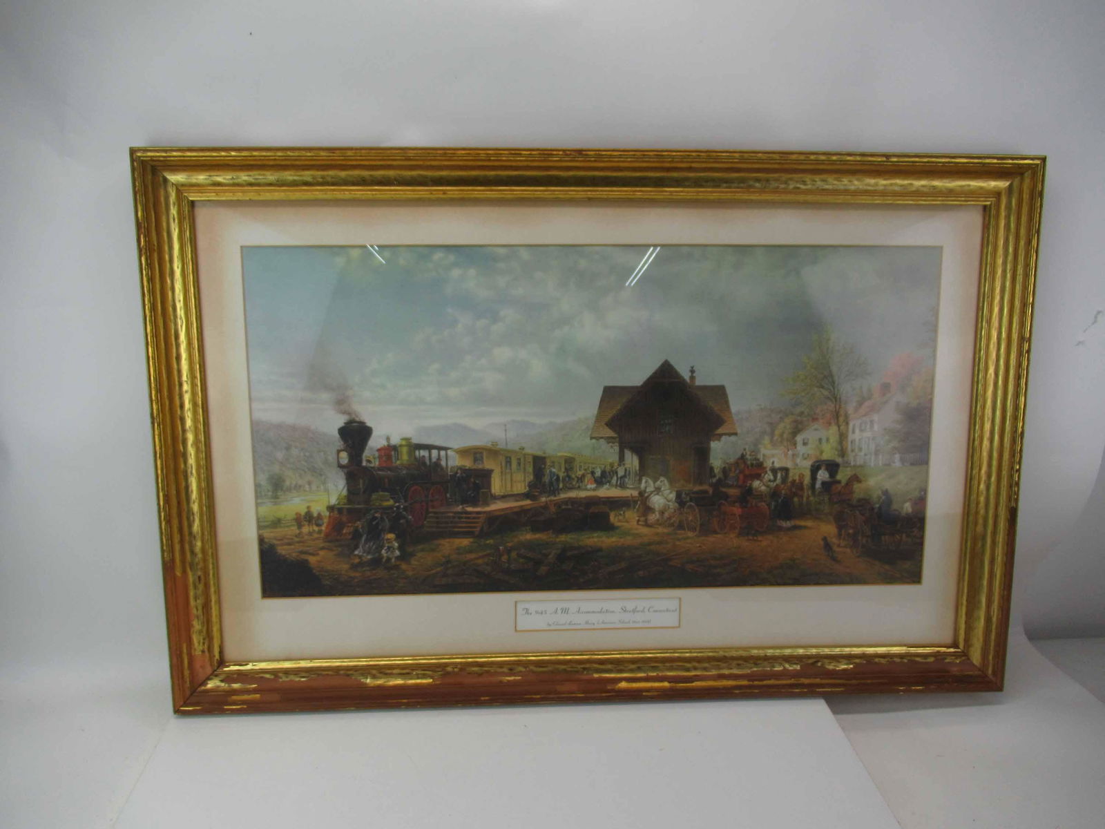 Lithograph, Railway Station, Edward Lamson Henry (1 of 4)