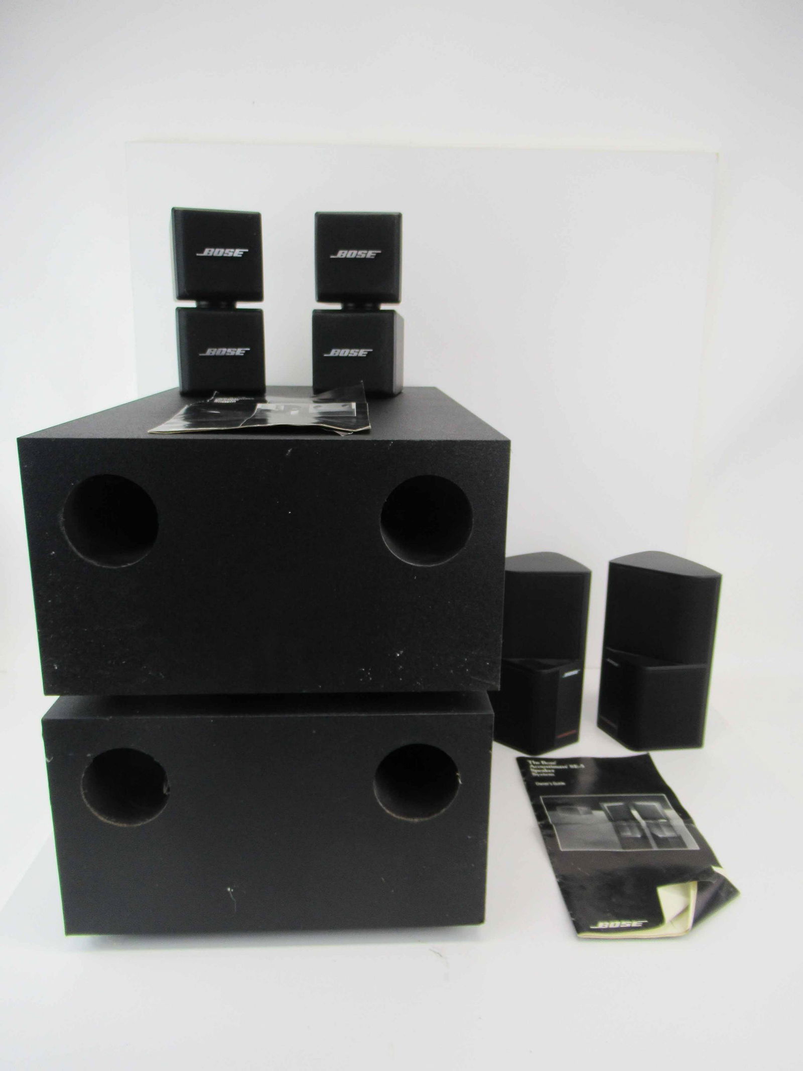 Two Bose Acoustimass Speaker Systems (1 of 8)