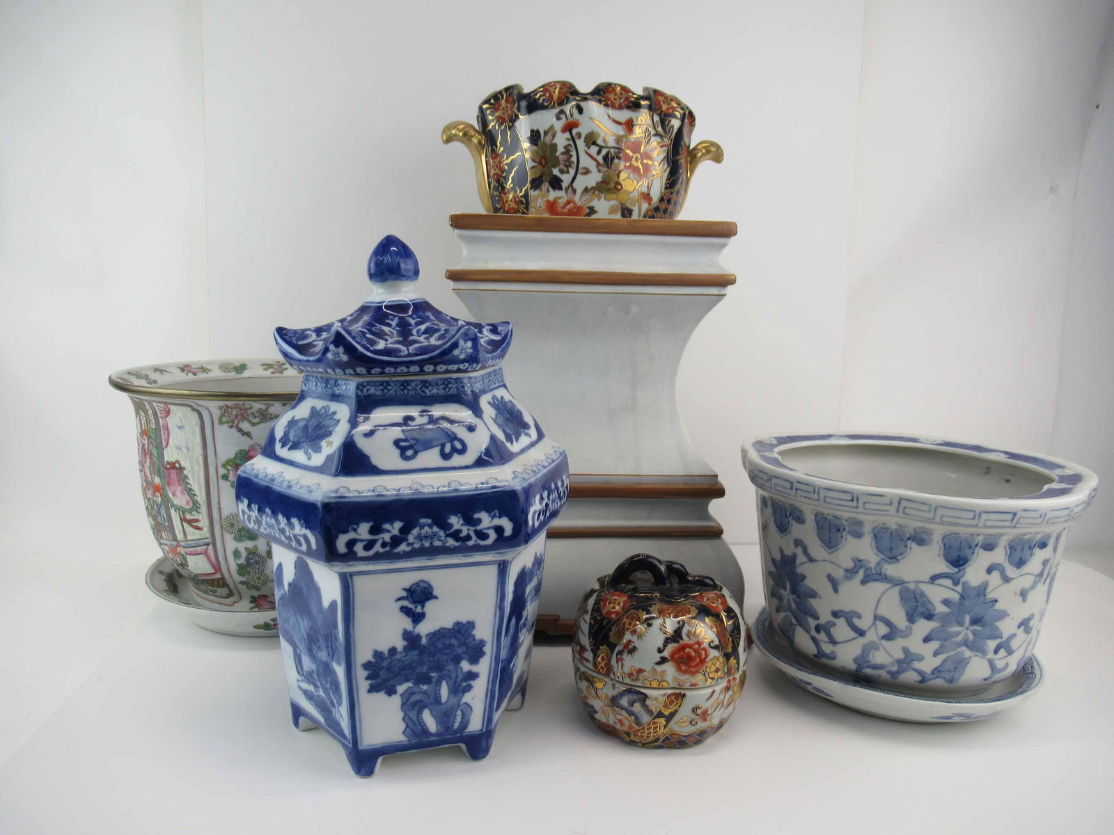 Group of Oriental Style Planters (1 of 19)