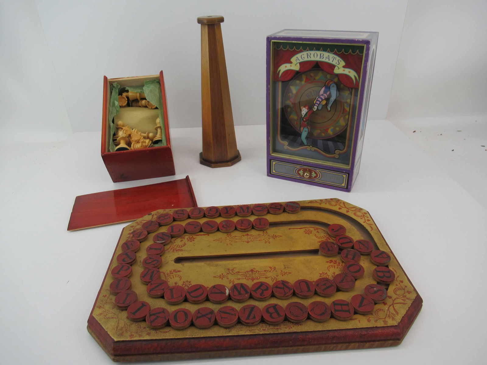 Antique Wooden Spelling Board (1 of 8)