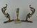 Antique Pair of Gilt Metal Wall Brackets - 2