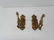 Antique Pair of Gilt Metal Wall Brackets - 4