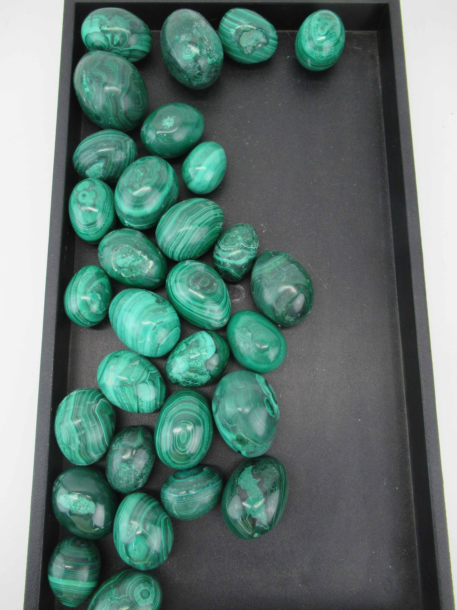 Group of Assorted Malachite Eggs (1 of 4)