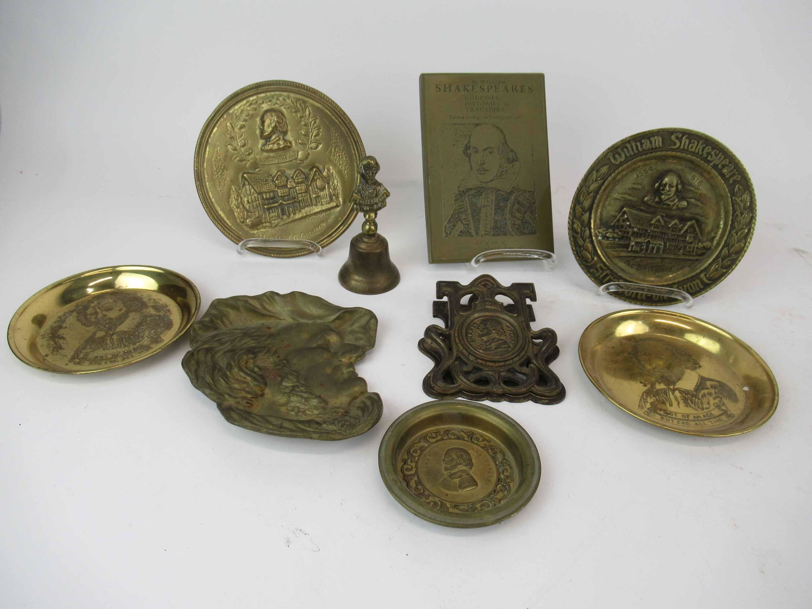 Group of Assorted Brass Shakespeare Articles (1 of 6)