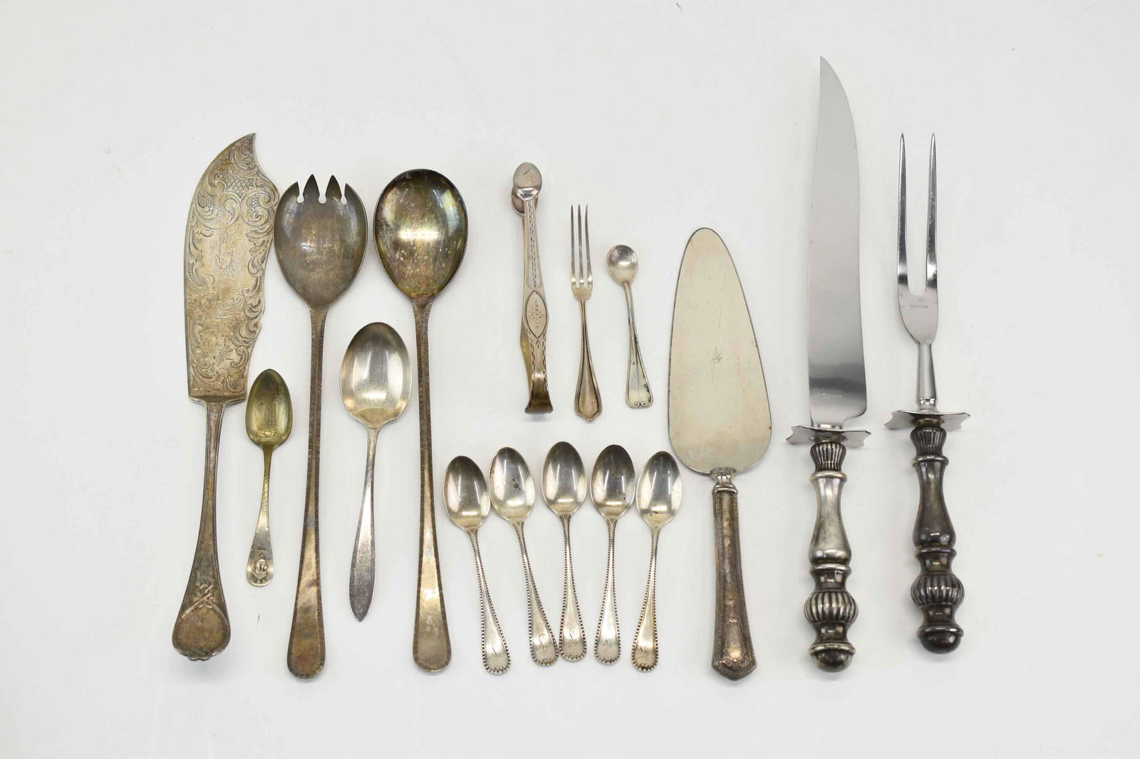 Sterling Silver Handled Carving Knife and Fork (1 of 6)