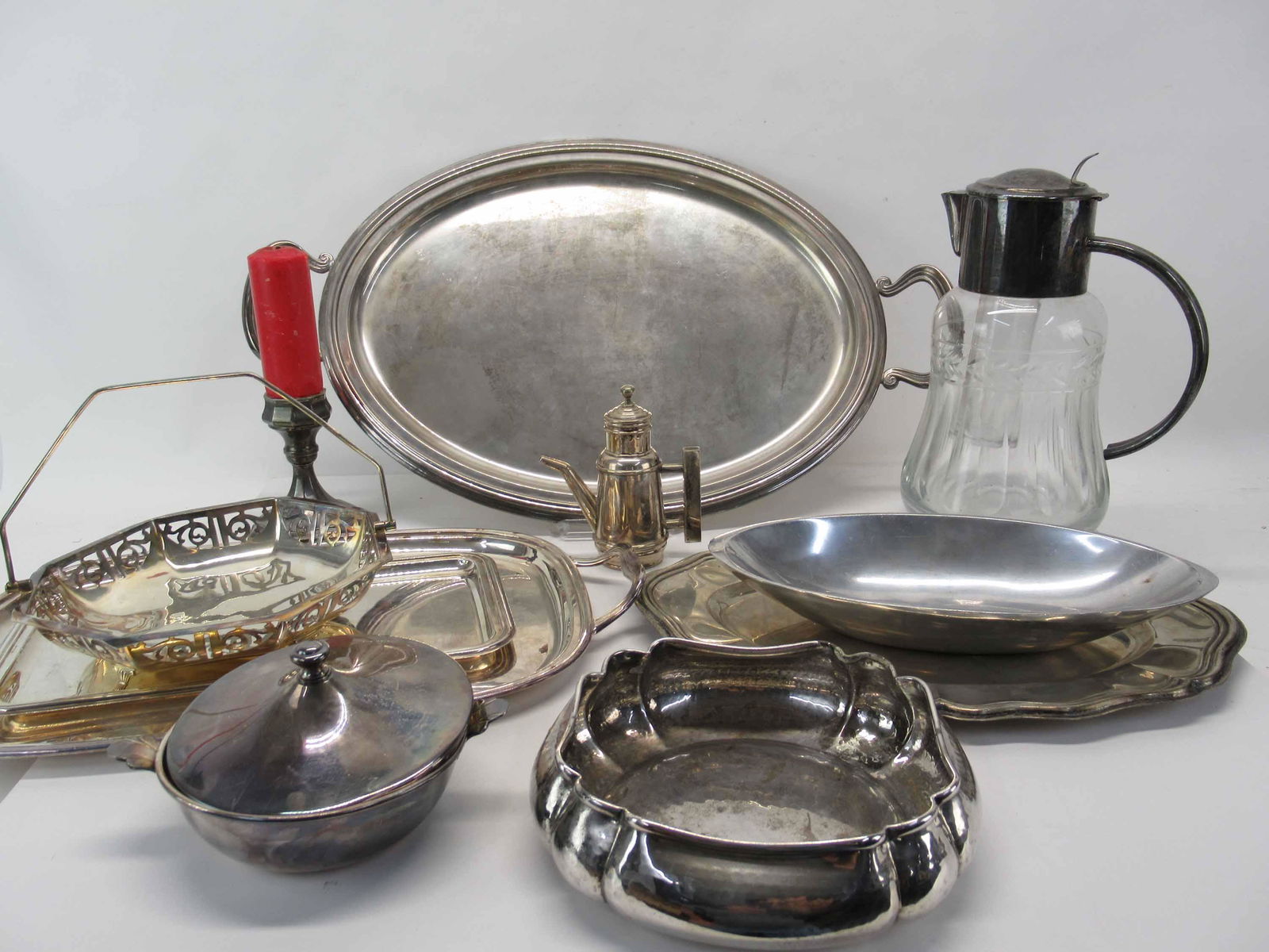 Group of Assorted Silver Plated Table Articles (1 of 6)