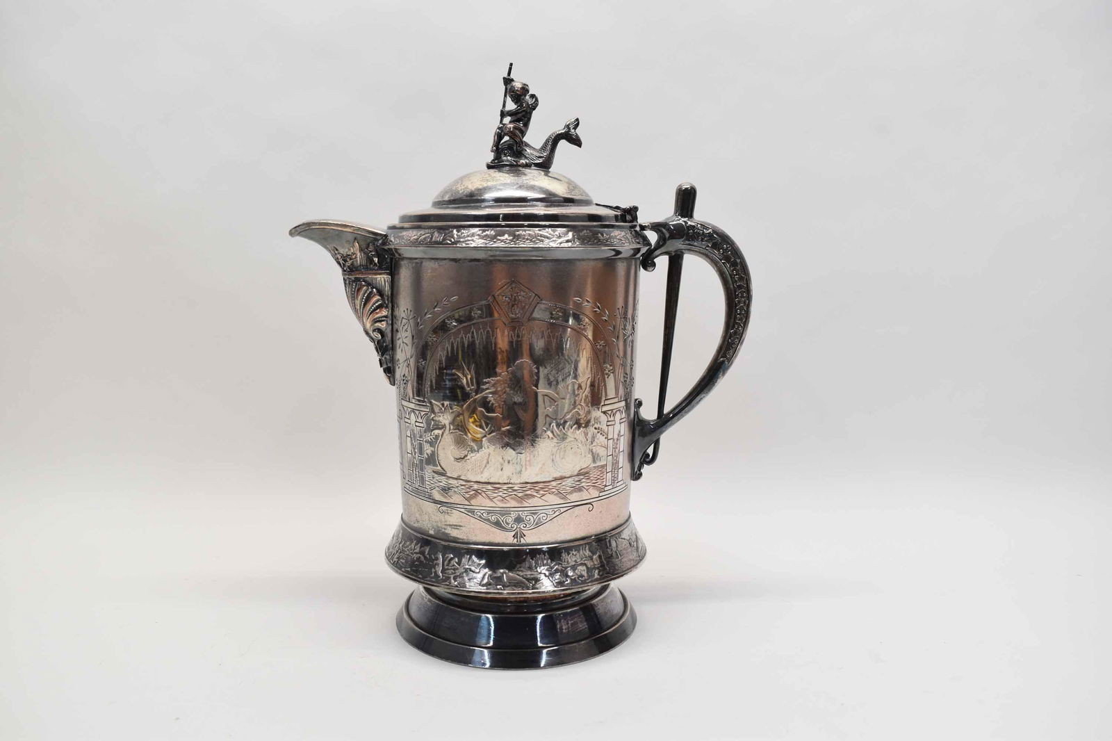 Victorian 1876 Presentation Cold Cider Pitcher (1 of 9)