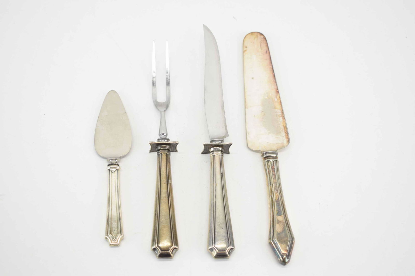 Sterling Silver Handle 2 Piece Carving Set (1 of 2)