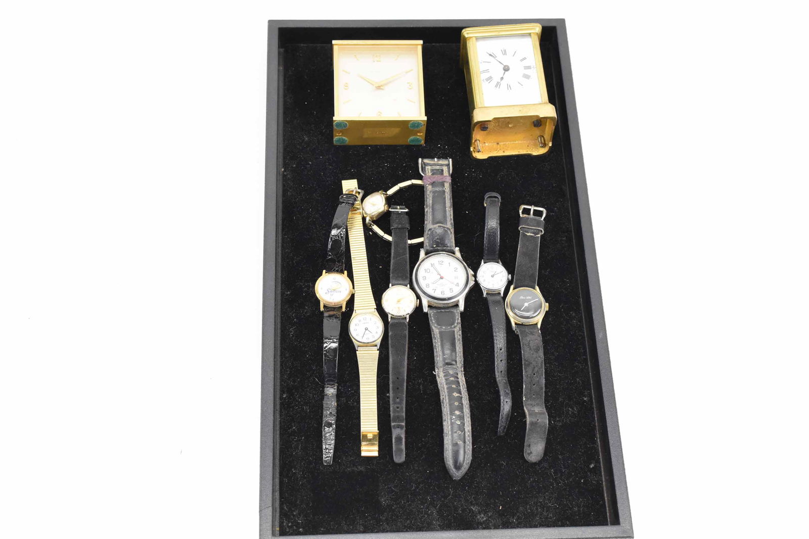 Vintage Tiffany & Co Brass Swiss Desk Clock (1 of 11)