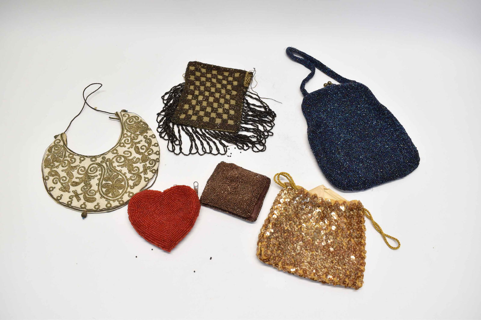 Group of Assorted Vintage Beaded Purses & Wallets (1 of 9)