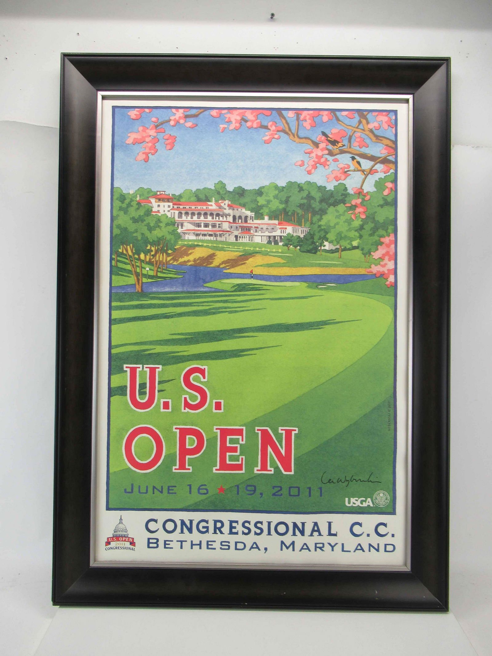 2011 US Open Golf Congressional Lithograph (1 of 4)