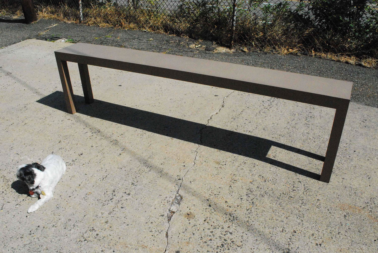 Wood & Laminate Console Table (1 of 3)
