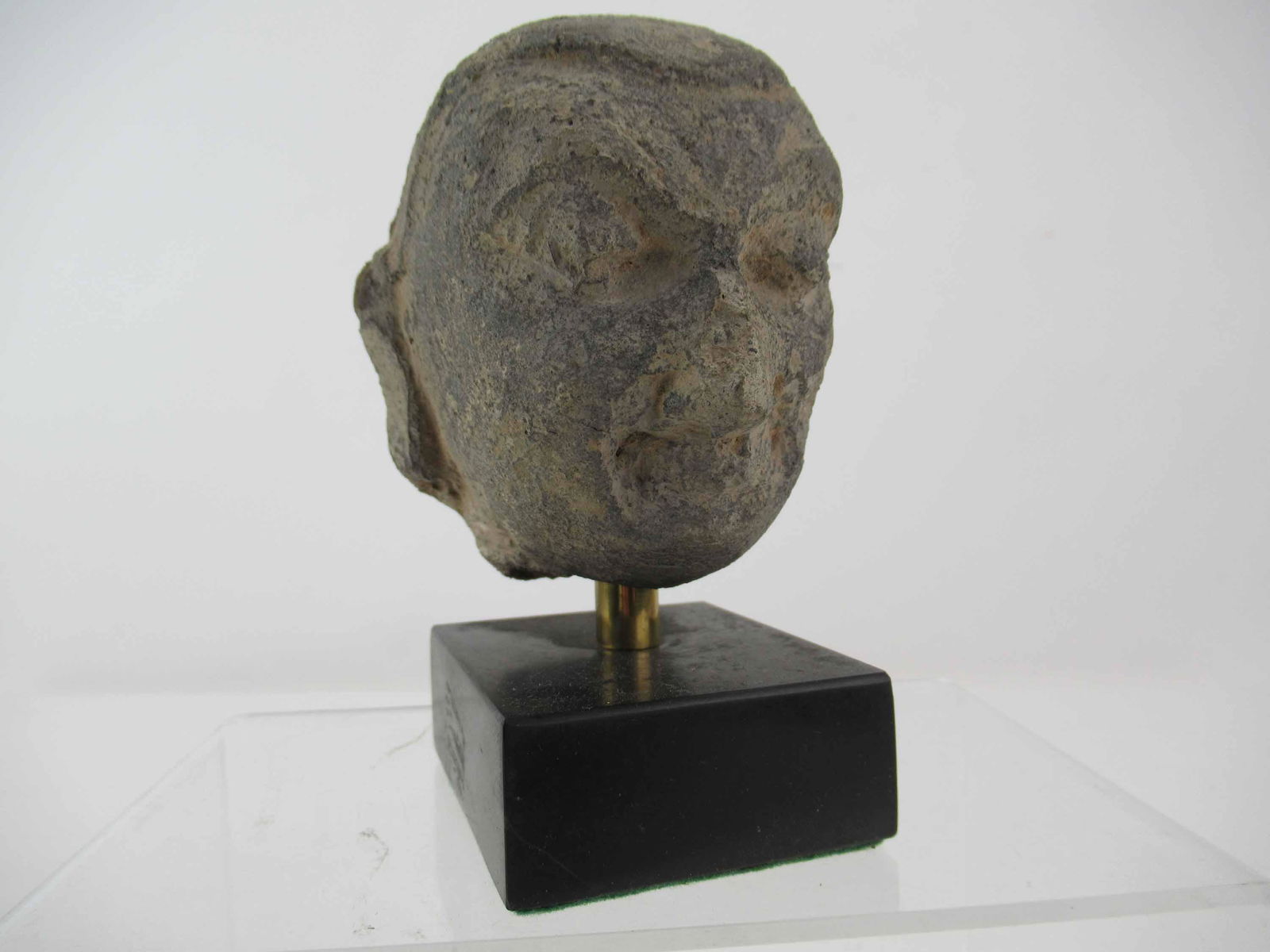 Early Carved Stone Head (1 of 4)
