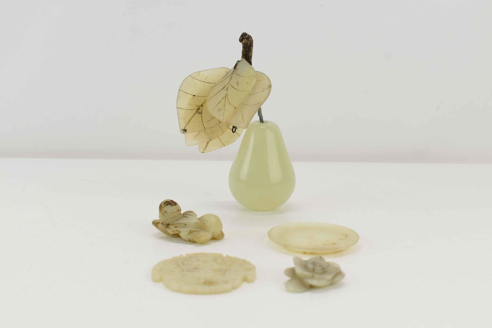 Group of Chinese Carved Jade Articles (1 of 9)