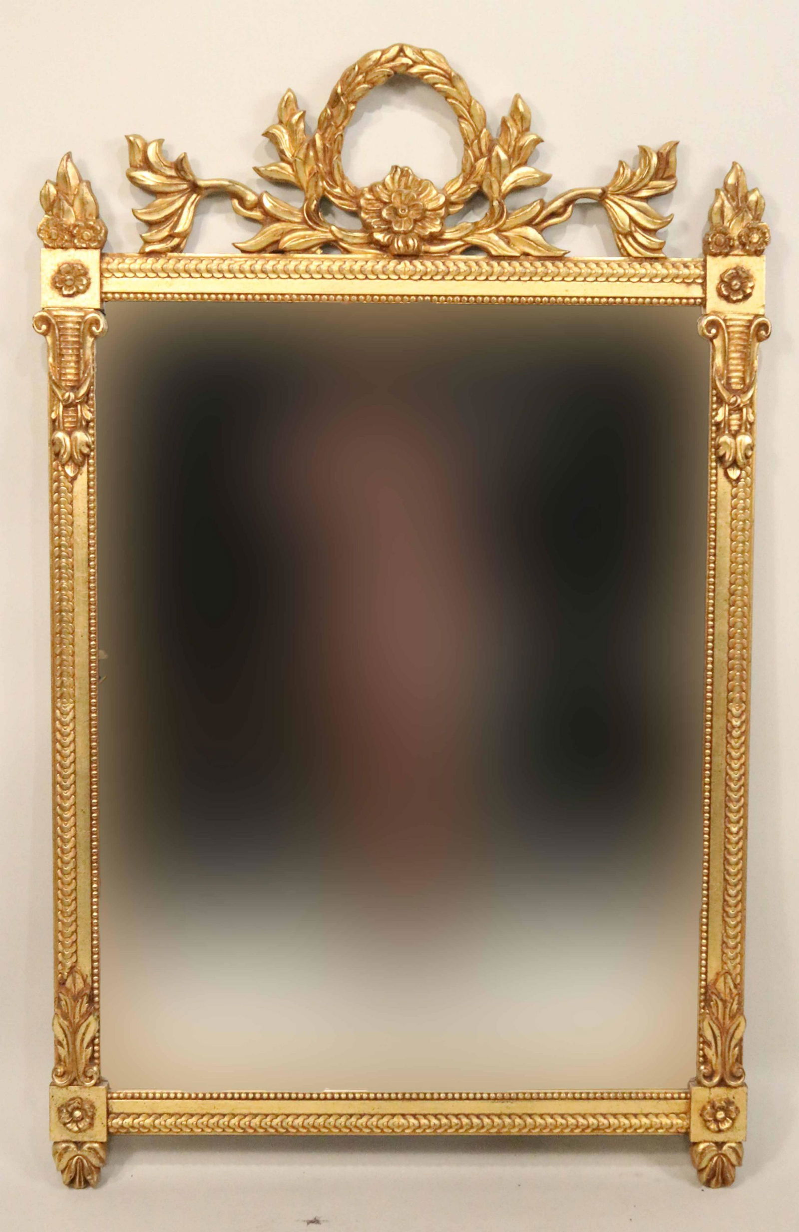 Neoclassical Style Giltwood Pier Mirror (1 of 6)