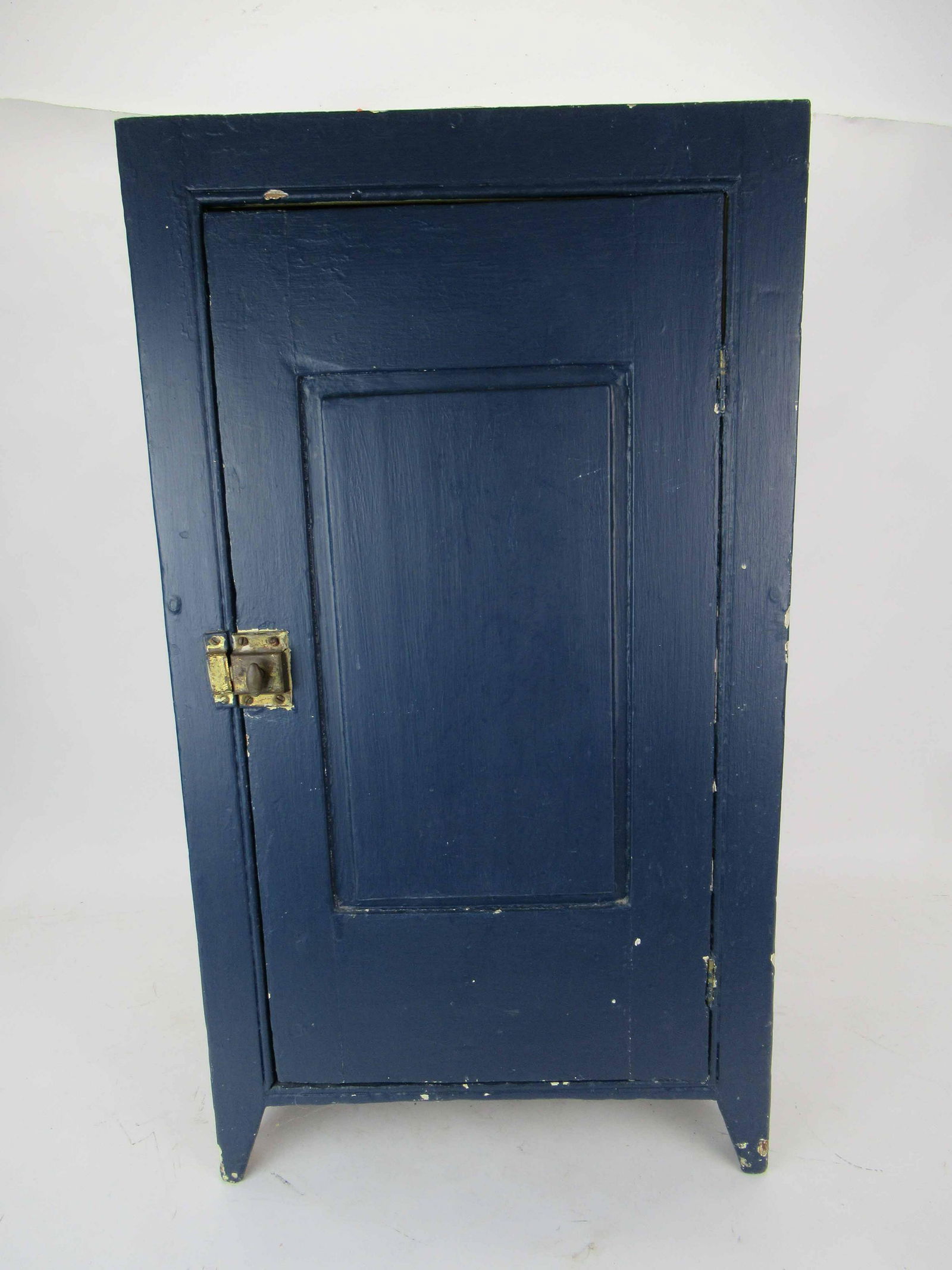 Blue Painted Hanging Wall Cabinet (1 of 4)