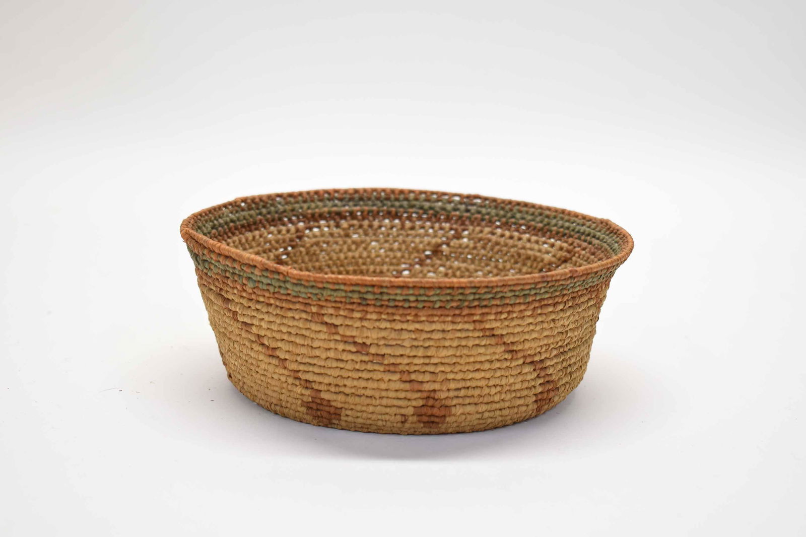 Vintage Hand Woven Indian Basket (1 of 4)