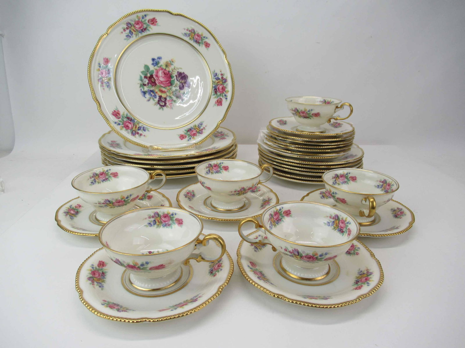 Castleton Rose Porcelain Service for Six (1 of 4)