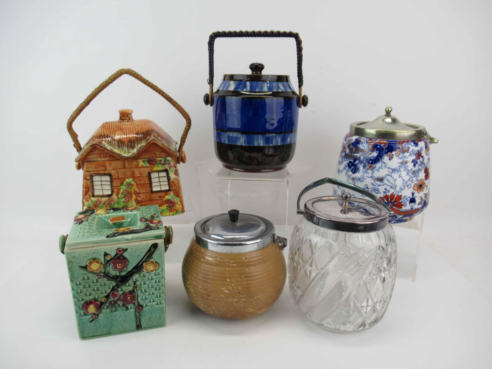 Group of Assorted Biscuit Jars (1 of 6)