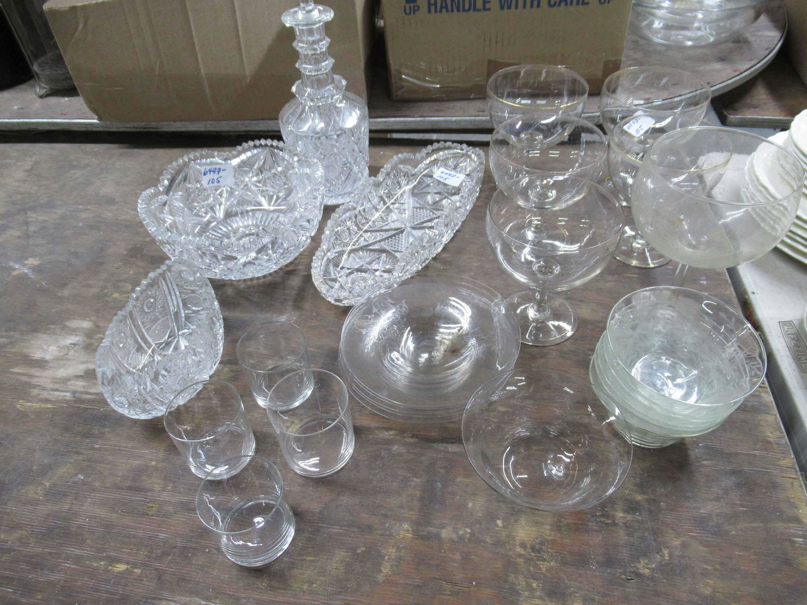 Group of Assorted Glass Table Articles (1 of 12)