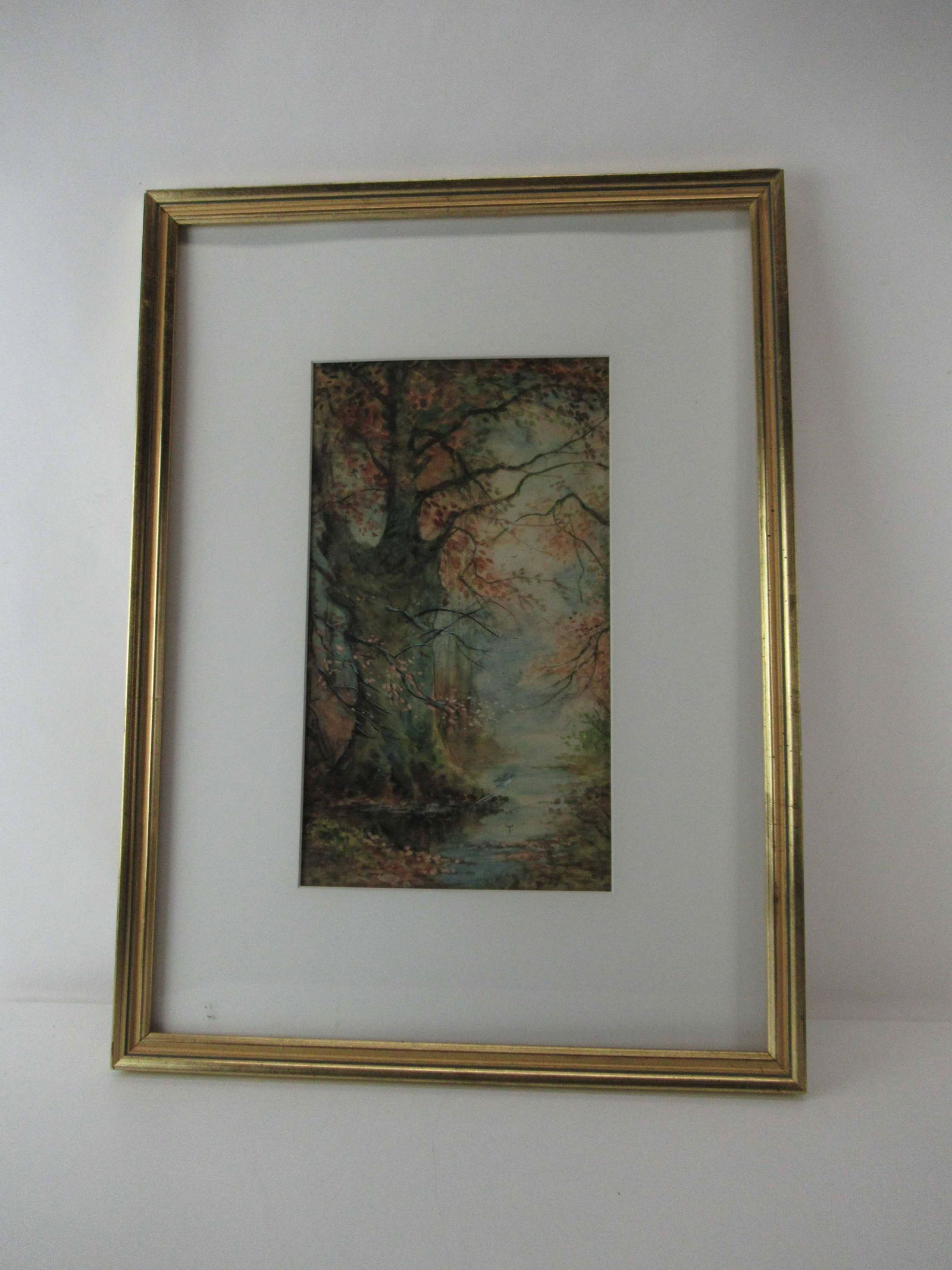 L. Ramus Watercolor of Forrest Scene (1 of 8)