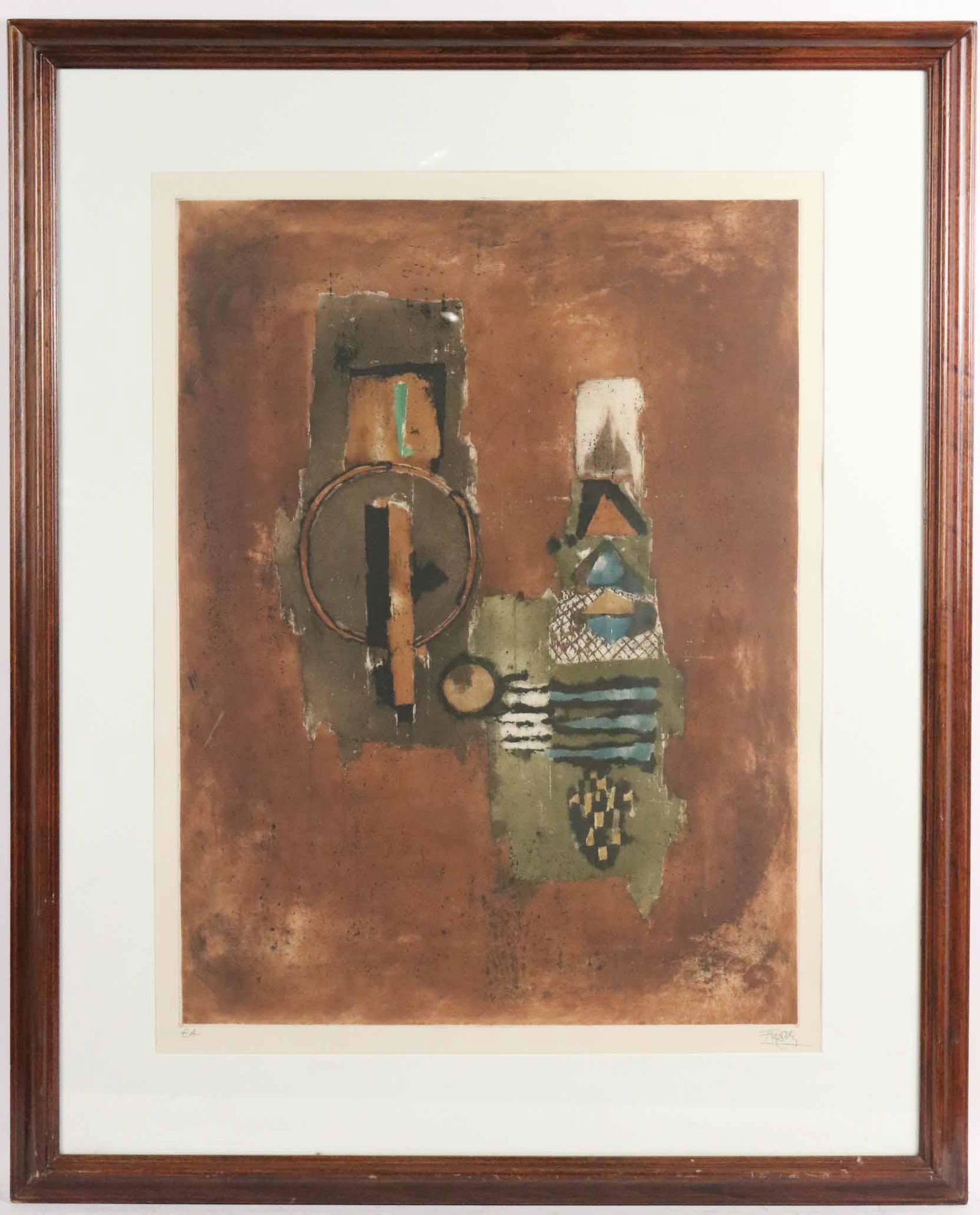 Johnny Friedlaender Abstract Color Lithograph (1 of 5)